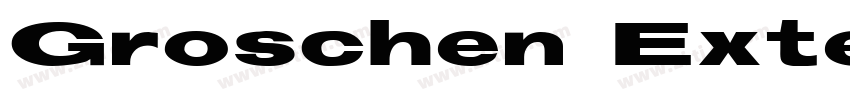 Groschen Extended字体转换